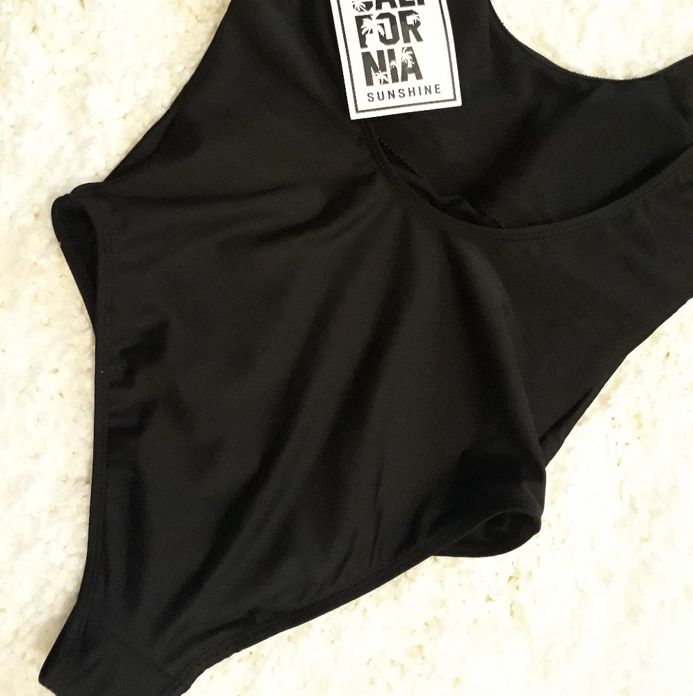 🖤 #GOALS One-Piece Graphic Bathing Suit - sz M🖤 - Picture 4 of 4